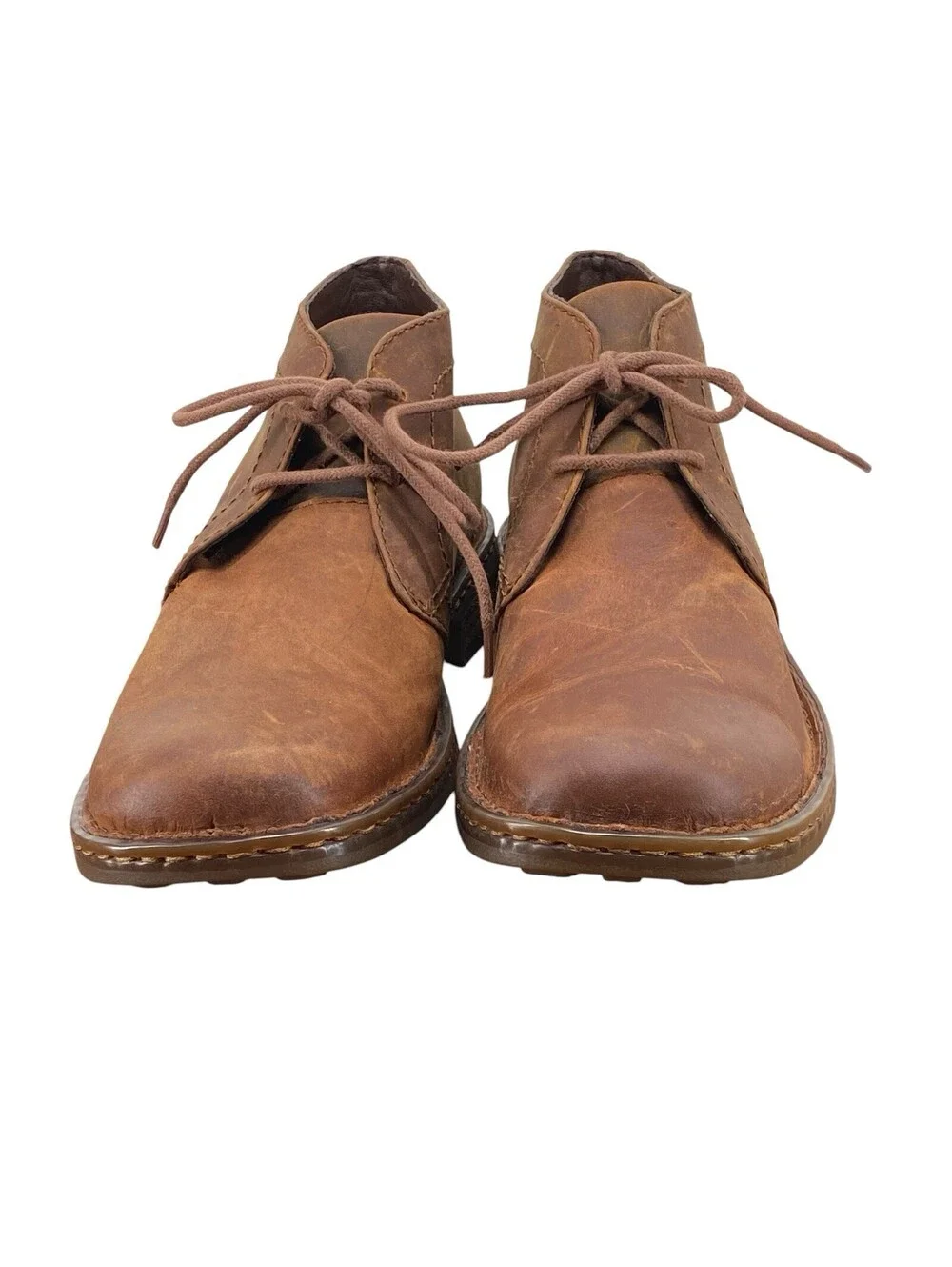 Born Nigel Chukka Boots Men’s Size 8 Brown Leather Lace Up Casual Comfort Shoes